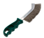 Imagen de CEPILLO MANUAL INOX MANGO VERDE RHODIUS 353060    