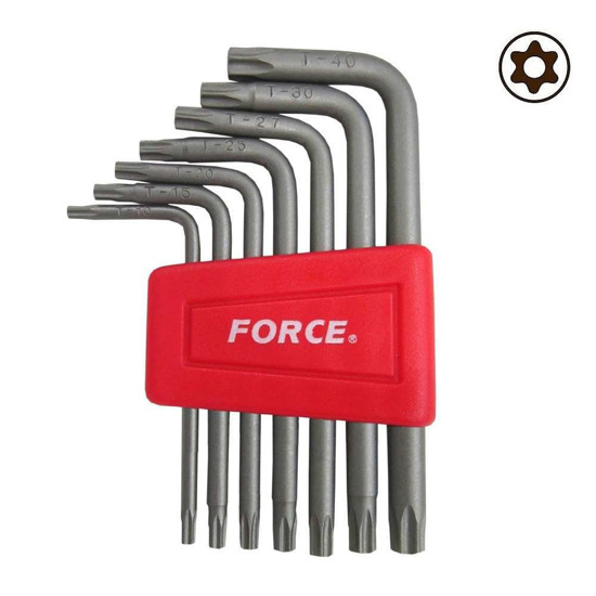 Picture of FORCE JGO 7 LLAVES TORX T10H-T40H (5071T)         