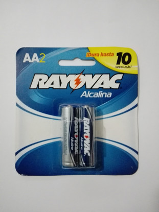 Picture of RAYOVAC BATERIA ALCALINA AA BLISTER 2 UNDS        